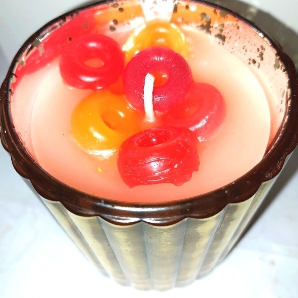 Hand crafted Fruity Lifesaver limited edition candle